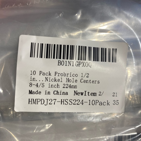 Square Cabinet Handles - Brushed Nickle - 10PCS - Picture 8 of 11